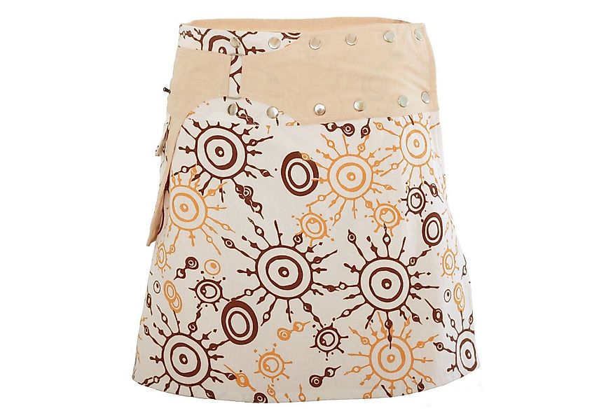 PUREWONDER Wickelrock Auffälliger Wickelrock mit Druckknöpfen, Minirock Nr. günstig online kaufen