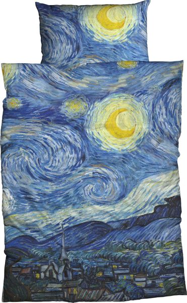 Goebel Bettwäsche "Starry Night" 2 Stk. tlg. geniales Design von Vincent va günstig online kaufen