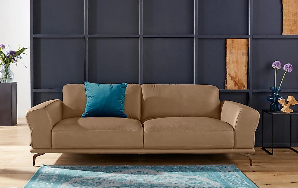 W.SCHILLIG 2,5-Sitzer »montanaa« mit Metallfüßen in Bronze pulverbeschichte günstig online kaufen