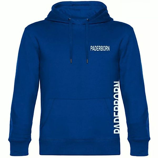 multifanshop Kapuzensweatshirt Paderborn - Brust & Seite - Pullover günstig online kaufen