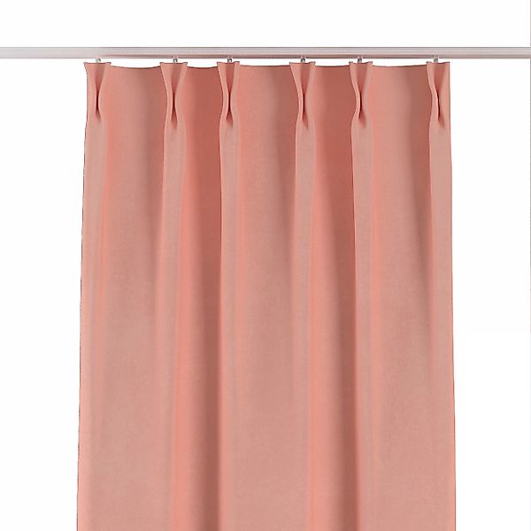 Vorhang mit flämischen 2-er Falten, rosa, Crema (177-77) günstig online kaufen