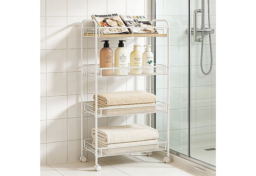 Sekey Beistellwagen Küchenwagen schmal Nischenregal mit Rollen 20cm breit R günstig online kaufen