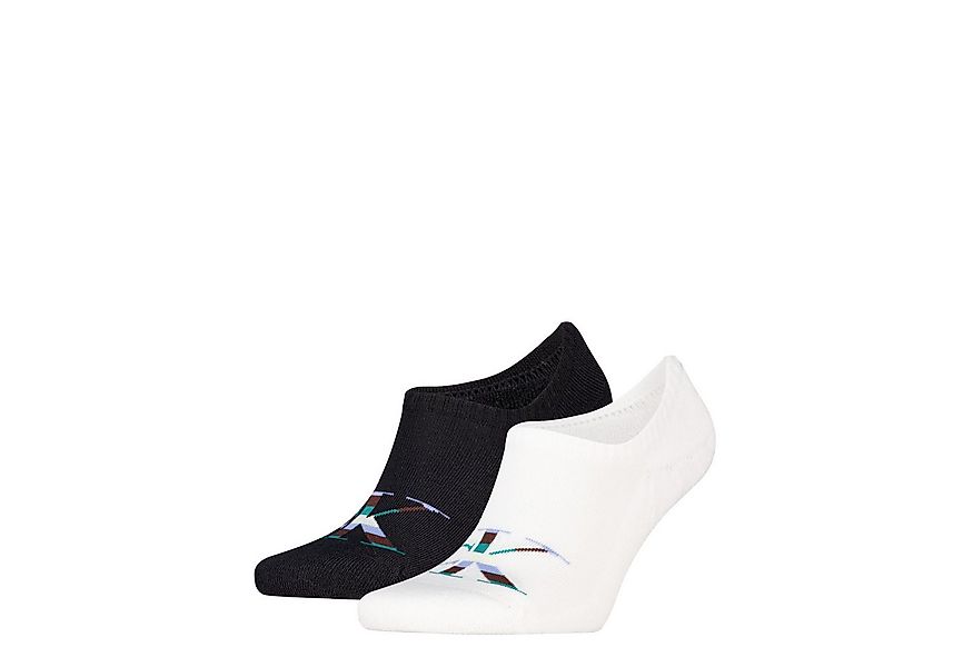 Calvin Klein Jeans Füßlinge CKJ MEN FOOTIE HIGH CUT MONOGRAM (2-Paar, 2 Paa günstig online kaufen
