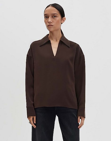 someday Shirtbluse ZOFIRA Loose Shirtbluse mit Johnnykragen weite Passform, günstig online kaufen