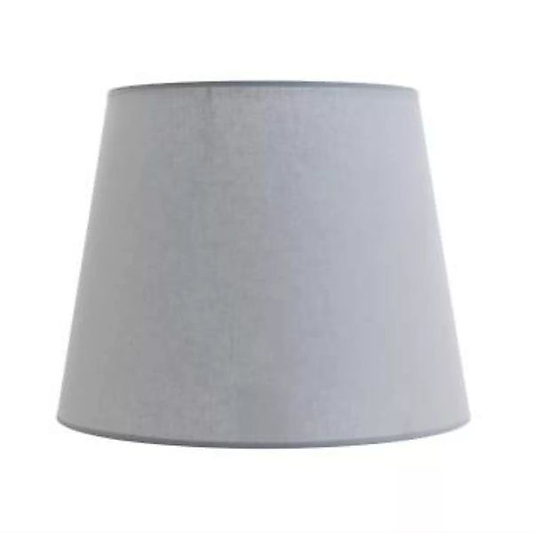 Stoff Lampenschirm Stehlampe Grau E27 WILLOW günstig online kaufen