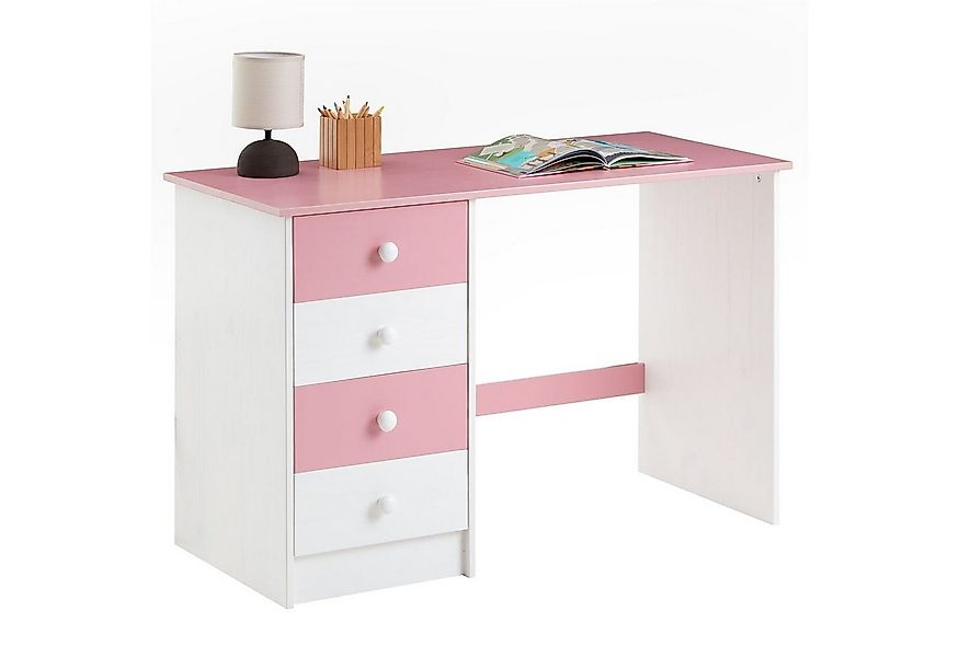 IDIMEX Schreibtisch ARNE, Schreibtisch Kinderschreibtisch mit 4 Schubkästen günstig online kaufen