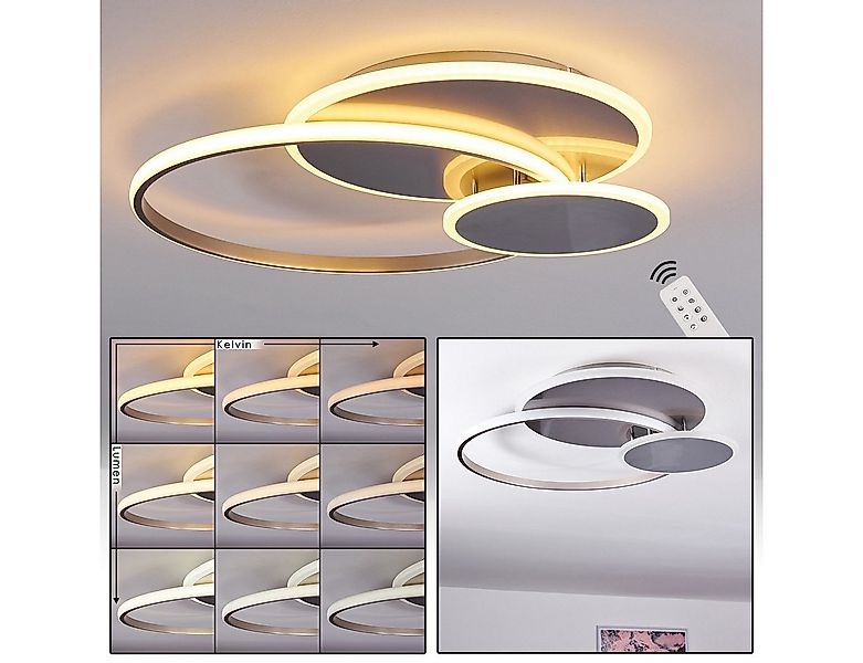 hofstein Deckenleuchte dimmbare LED Decken Lampen Leuchten Fernbedienung Wo günstig online kaufen