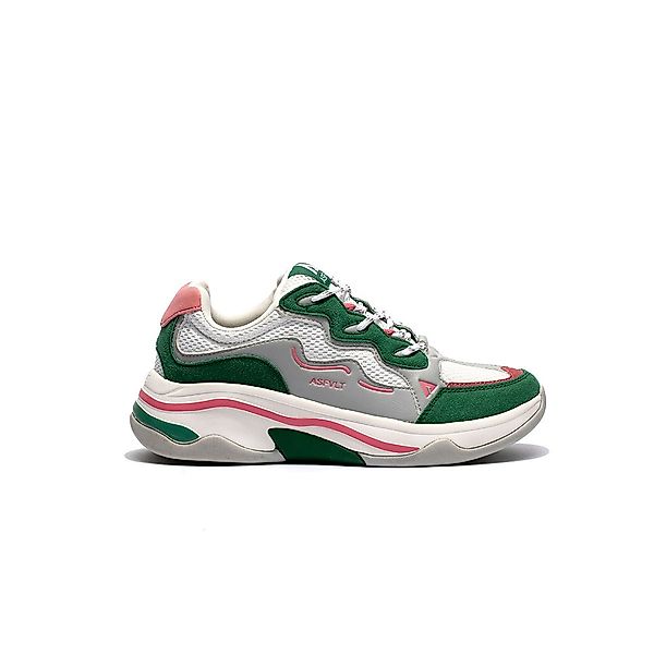 Asfvlt Damen Sneaker Asfvlt Onset EU 36 White / Green / Pink günstig online kaufen