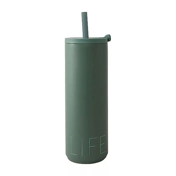 Travel Life Thermosflasche mit Strohhalm 50cl Myrtle green günstig online kaufen
