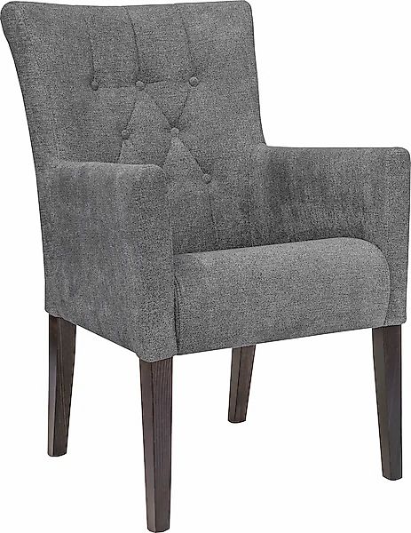 Home affaire Esszimmerstuhl »King« () Esszimmerstuhl mit Knopfheftung günstig online kaufen