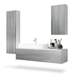 Vladon Badmöbel-Set Beach, (Badezimmer-Set mit 2 günstig online kaufen