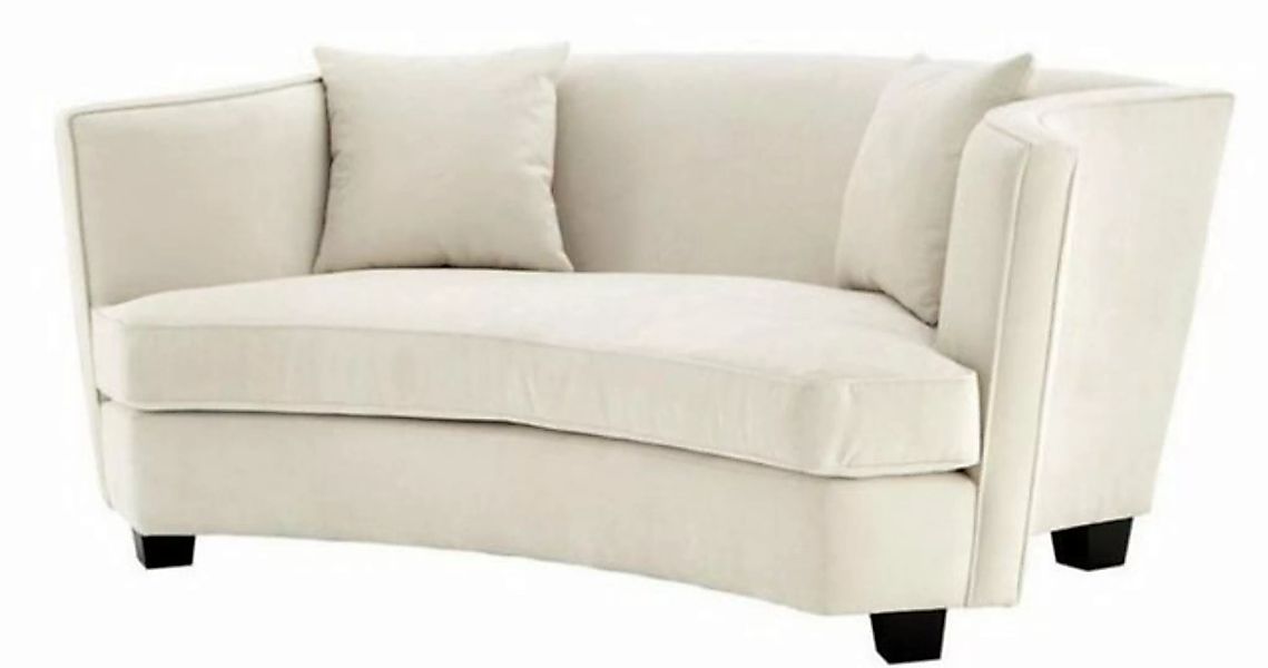 Casa Padrino Sofa Designer Sofa Naturfarbig 178 x 107 x H. 72,5 cm - Luxus günstig online kaufen