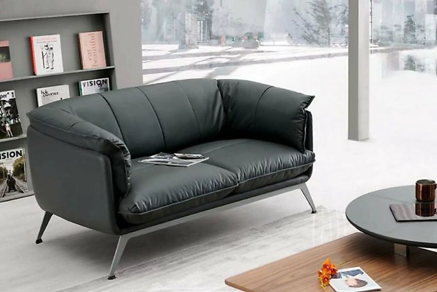 JVmoebel Sofa Leder Sofa Couch Zweisitzer Büro Einrichtung Lounge Club Sofa günstig online kaufen