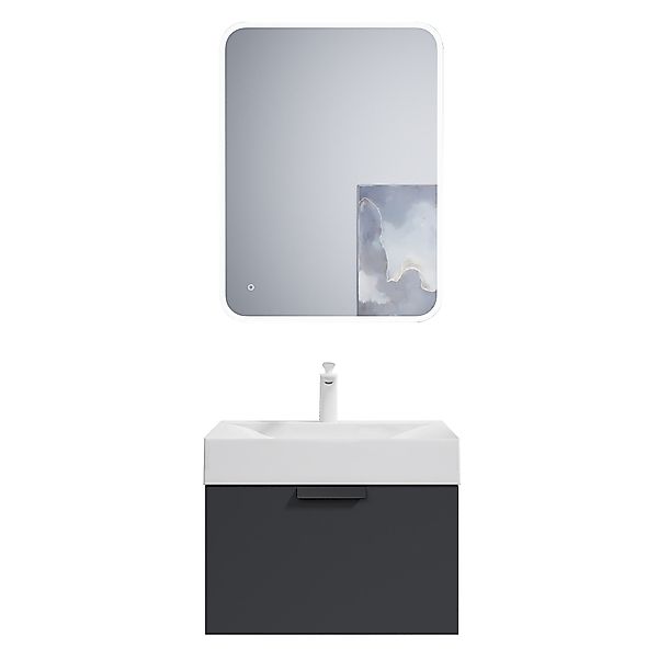 doporro Badmöbel-Set Design Waschtisch-Unterschrank Soft-Close Badschrank-S günstig online kaufen
