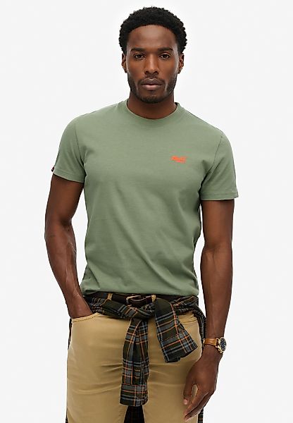 Superdry Rundhalsshirt "ESSENTIAL LOGO EMB TEE" günstig online kaufen