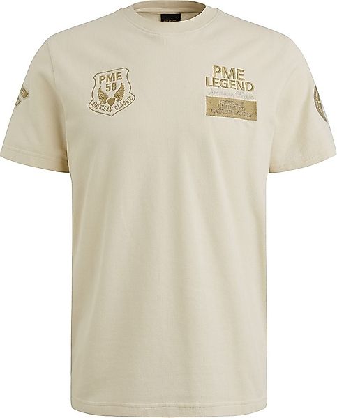 PME Legend T-Shirt Waffle Ecru - Größe L günstig online kaufen