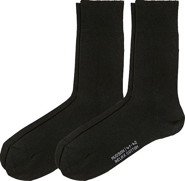 Hudson Socken Herren-Socken "Relax" 2 Paar Uni günstig online kaufen
