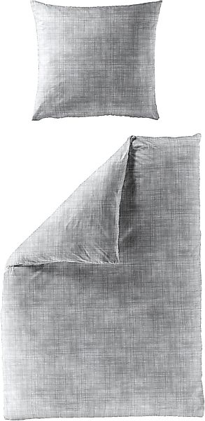 BIERBAUM Bettwäsche "4172" 2 Stk. Mako-Satin, 100 % Baumwolle, pflegeleicht günstig online kaufen