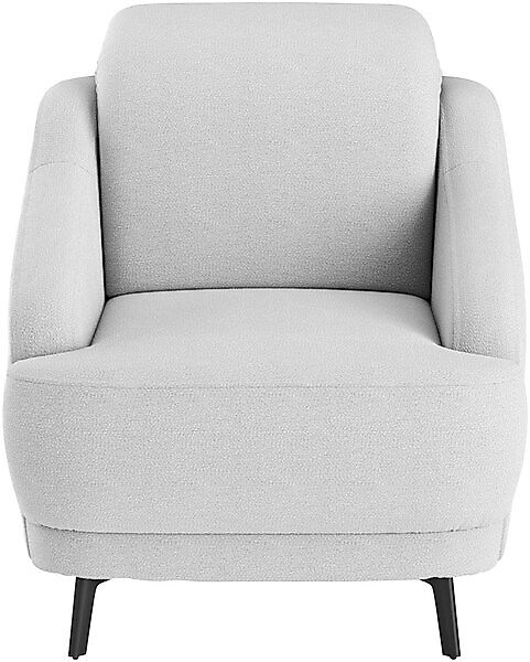 sit&more Sessel »Blues«, (1 St.), mit Metallfüßen, schwarz-matt günstig online kaufen