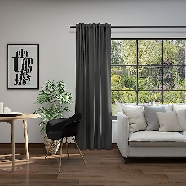 Neutex for you Vorhang "Linessa" verdeckte Schlaufen 1 Stk. tlg. Schal mit günstig online kaufen