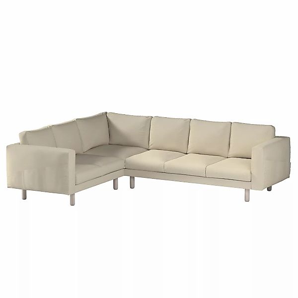 Bezug für Norsborg 5-Sitzer Ecksofa, ecru, Norsborg 5-Sitzer Ecksofabezug, günstig online kaufen