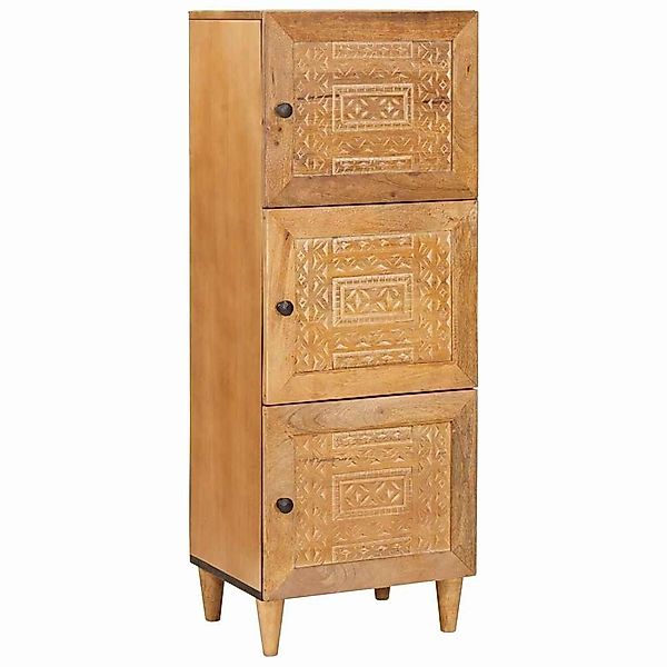 vidaXL Fächerschrank Hochboard mit Tür Hellbraun günstig online kaufen