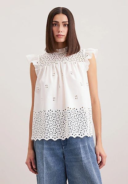 seidensticker Shirtbluse "Schwarze Rose", Ohne Arm Rückenausschnitt Sticker günstig online kaufen