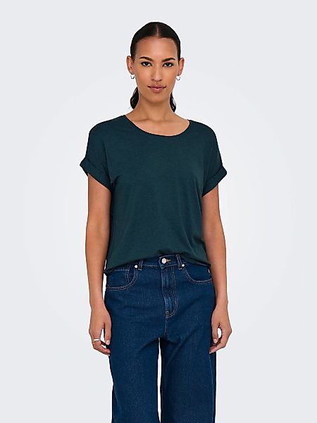 ONLY "ONLMOSTER – Kurzarmshirt mit Aufschlag und klassischem Look" unifarbe günstig online kaufen