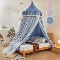 Sunicol Moskitonetz Doppelschicht Moskitonetz, Bett Baldachin, günstig online kaufen