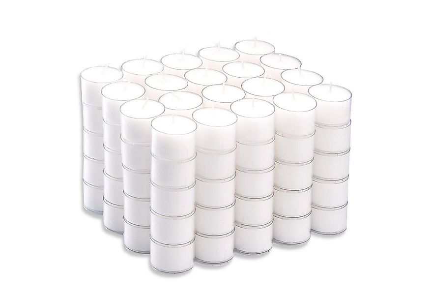 Candelo Teelicht 100 Teelichter 8 Stunden Brenndauer - Refill Kunststoff Hü günstig online kaufen