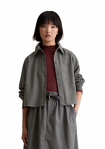 Marc OPolo DENIM Langarmbluse "aus Viskose-Mix mit recyceltem Polyester" günstig online kaufen