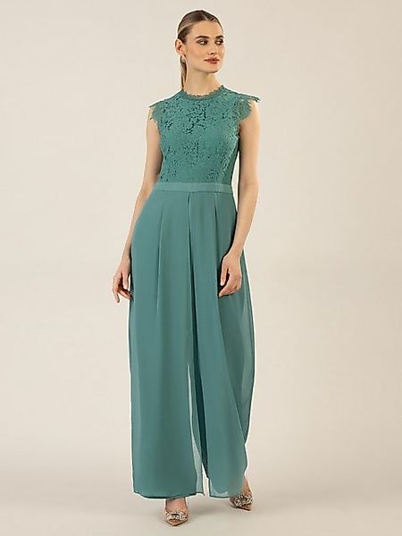 Apart Jumpsuit mit Spitzenoberteil und Formgebende Taillenabnäher günstig online kaufen