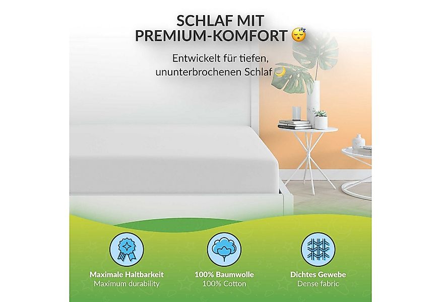 etérea Himmlische Qualität Spannbettlaken etérea Comfort Jersey 2er Set Spa günstig online kaufen
