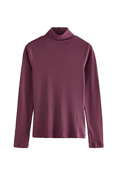 Next Rollkragenshirt Langärmeliges Rippstrickoberteil mit Rollkragen günstig online kaufen