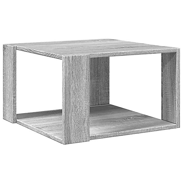 furnicato Couchtisch Grau Sonoma-Eiche 51,5x51,5x30 cm günstig online kaufen