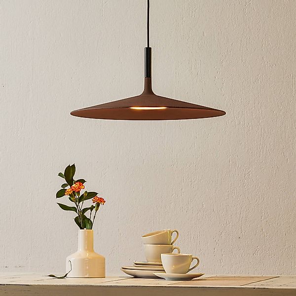 Foscarini Aplomb Large LED-Hängeleuchte, braun günstig online kaufen