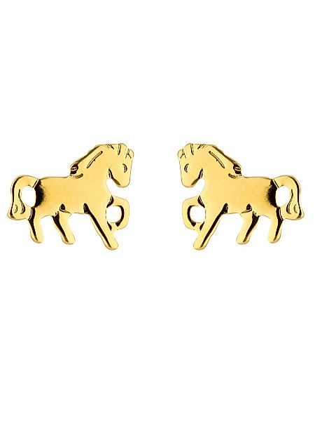 Adelia´s Paar Ohrhänger "1 Paar 333 Gold Ohrringe / Ohrstecker Pferd", 333 günstig online kaufen
