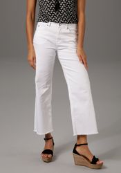 Aniston CASUAL 7/8-Jeans mit leicht ausgefranstem Beinabschluss günstig online kaufen
