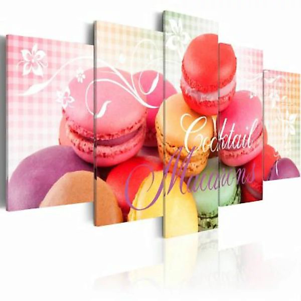 artgeist Wandbild Sweet macarons mehrfarbig Gr. 200 x 100 günstig online kaufen
