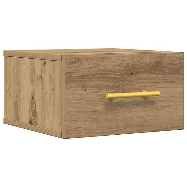vidaXL Fächerschrank Wand-Nachttisch Artisan Eiche 35x35x20 cm (1-St) günstig online kaufen