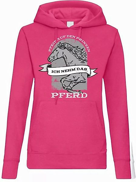 Youth Designz Kapuzenpullover "Pfeif auf de Prinzen, ich nehm das Pferd" Da günstig online kaufen