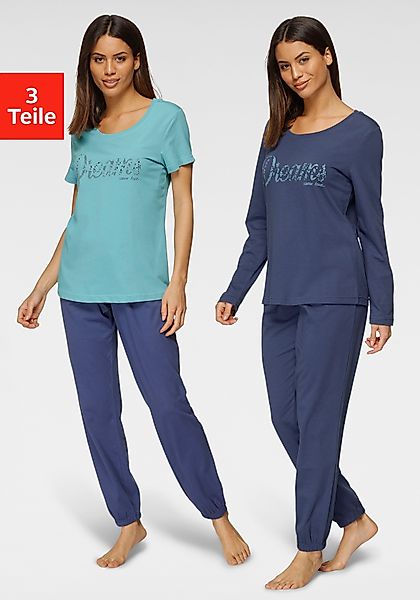 Vivance Dreams Pyjama (Set, 3 teilig) günstig online kaufen
