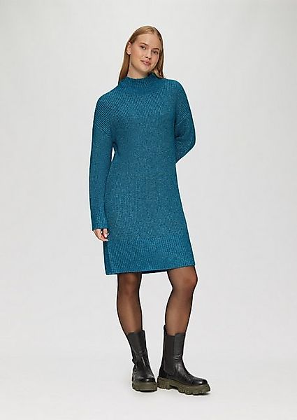 s.Oliver Minikleid Strickkleid mit Stehkragen und überschnittenen Schultern günstig online kaufen