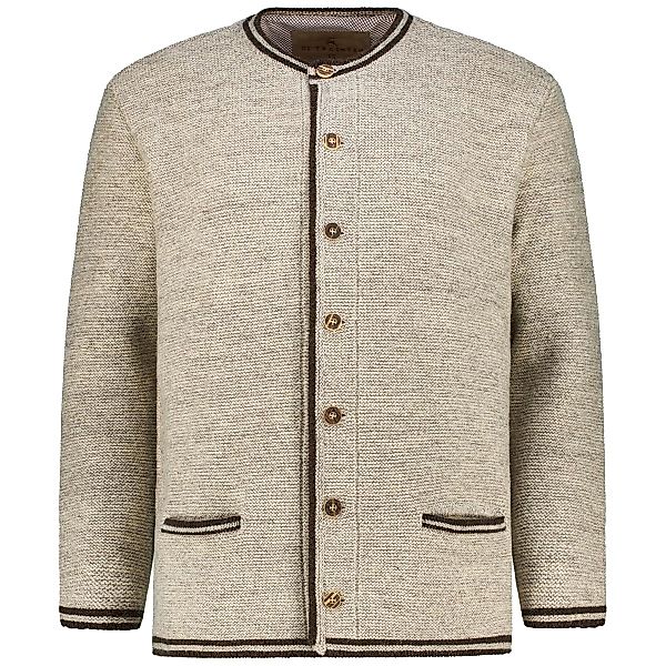 Orbis Trachten-Strickjacke Farbe beige Größe: 64 günstig online kaufen