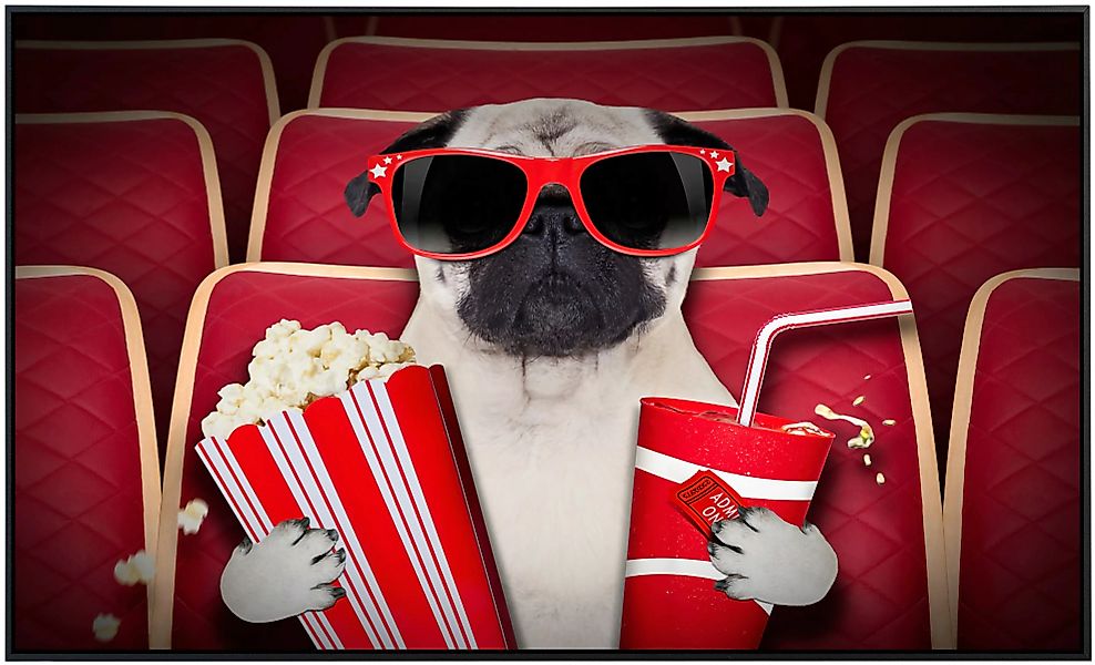 Papermoon Infrarotheizung »Hund im Kino«, sehr angenehme Strahlungswärme günstig online kaufen