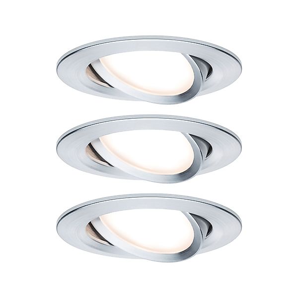 Paulmann "LED Einbauleuchte Nova Plus Coin Basisset schwenkbar rund 84mm 50 günstig online kaufen
