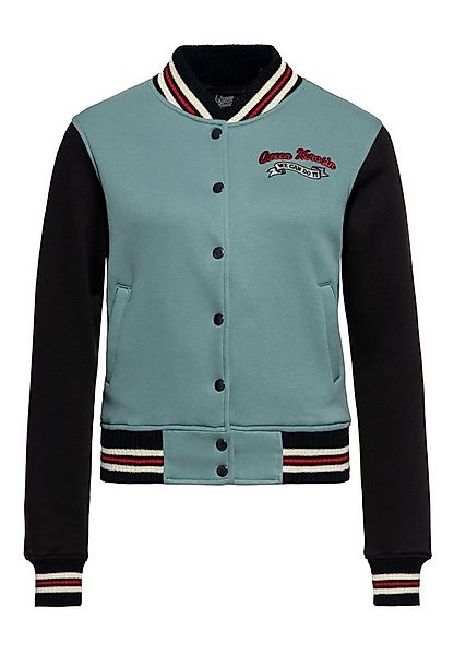 QueenKerosin Collegejacke We Can Do It (1-St) mit großer Rückenstickerei günstig online kaufen