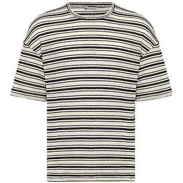 Dandalo  T-Shirts & Poloshirts Marc Oversize Crewneck Striped Short Sleeve günstig online kaufen