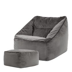 icon Sitzsack Riesen Sessel aus Samt günstig online kaufen