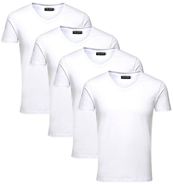 Jack & Jones T-Shirt (Spar Set, 4er-Pack) V-Neck günstig online kaufen